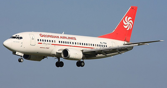Самолет авиакомпании Georgian Airways. Фото: Алан Лебеда https://en.wikipedia.org Самолет авиакомпании Georgian Airways. Фото: Алан Лебеда https://en.wikipedia.org