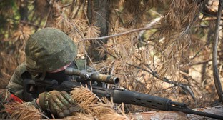 Боец в зоне специальной военной операции на Краснолиманском направлении
, фото: пресс-служба Минобороны РФ. https://structure.mil.ru/
