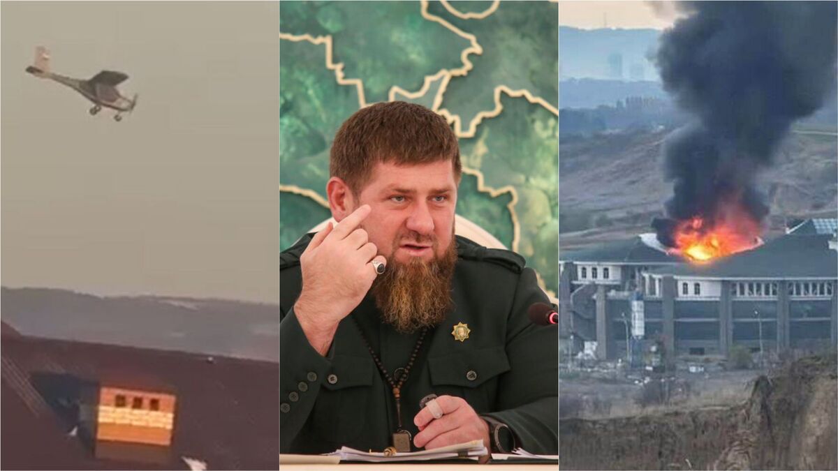 Беспилотники в Чечне. Фото: Telegram-канал abu saddam shisha, скриншот https://chechnyatoday.com/news/380710, источник "Кавказского узла" в Чечне
