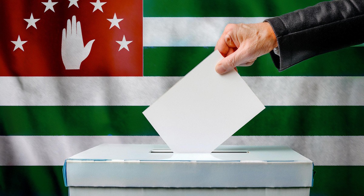 Выборы в Абхазии. Иллюстрация создана «Кавказским узлом» с помощью ИИ в программе Photoshop
