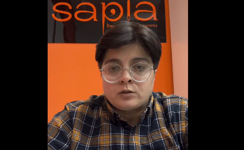 Рабия Мамедова. Стоп-кадр видео с ее страницы в Facebook (деятельность компании Meta, владеющей соцсетью, запрещена в России) от 10.04.24, https://www.facebook.com/rabia.mammadova/videos/635821716088388