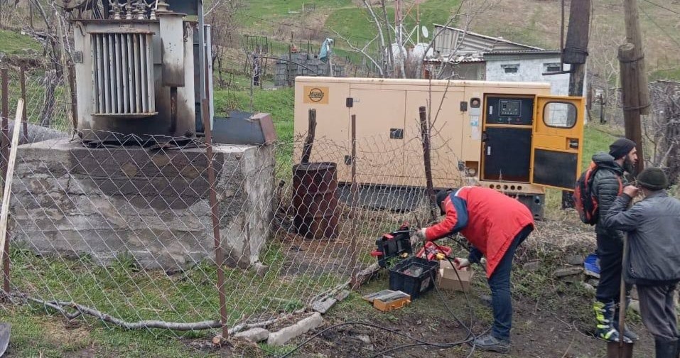 Восстановление энергоснабжения в Дагестане. Фото из телеграм-канала "Дагэнерго" https://t.me/rossetiskdagenergo/1813