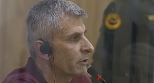 Давид Ишханян в суде. Кадр видеосюжета Baku TV / YouTube