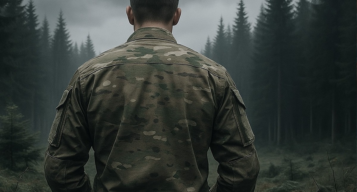 Военный на СВО. Иллюстрация создана «Кавказским узлом» с помощью ИИ в программе Copilot