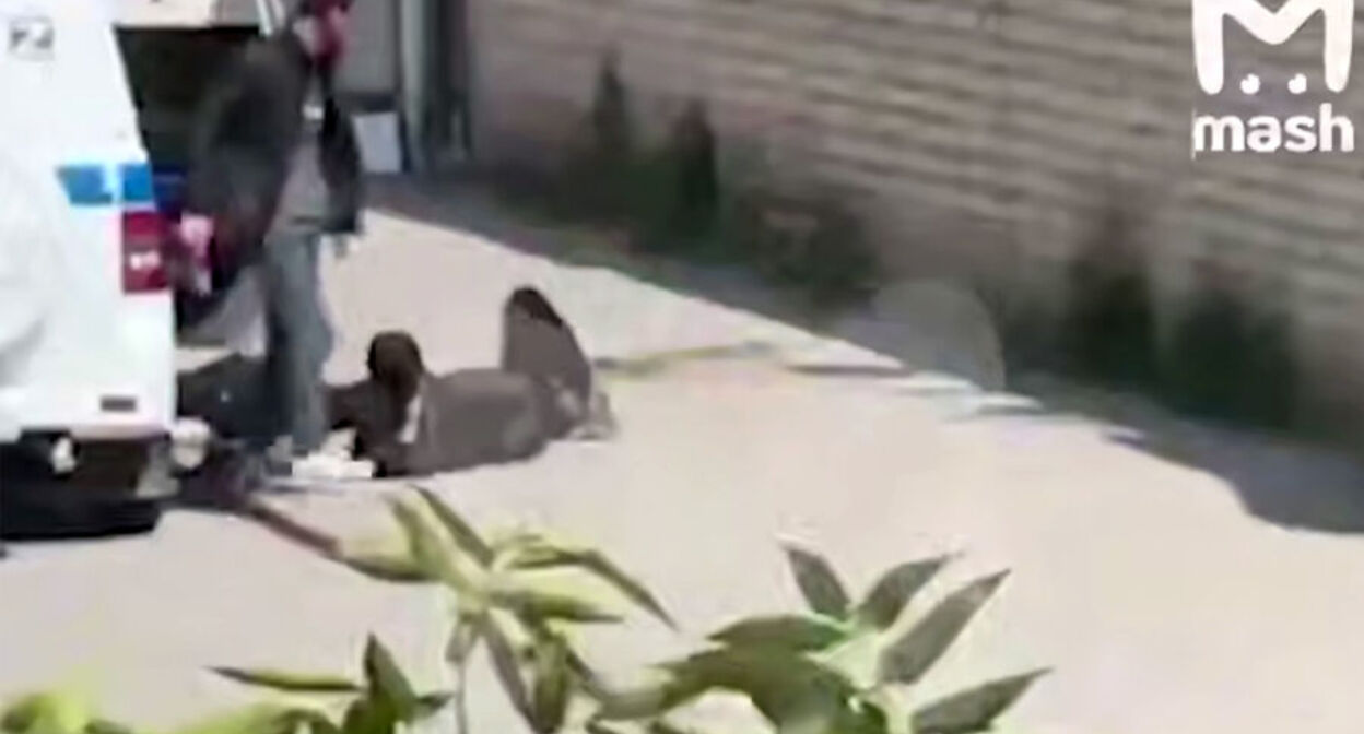 Перестрелка в Махачкале. 5 мая 2025 года. Скриншот видео/Telegram-канал Mash