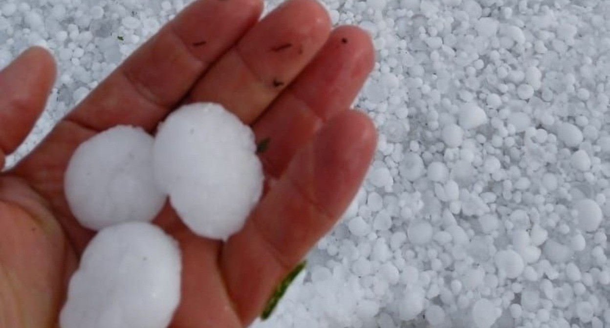 Град в Терском районе Кабардино-Балкарии, 8 мая 2025 года. Фото: Асланби Хуштов / "ВКонтакте". 