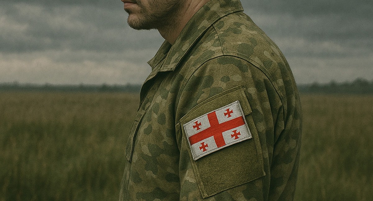 Грузинский военный. Иллюстрация создана "Кавказским узлом" с помощью ИИ в программе Copilot