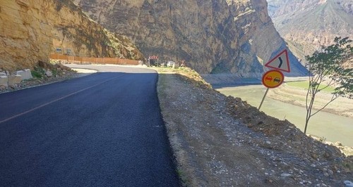 Участок дороги около места происшествия. Фото из телеграм-канала "Криминальная хроника" https://t.me/criminal_chronicle/7641