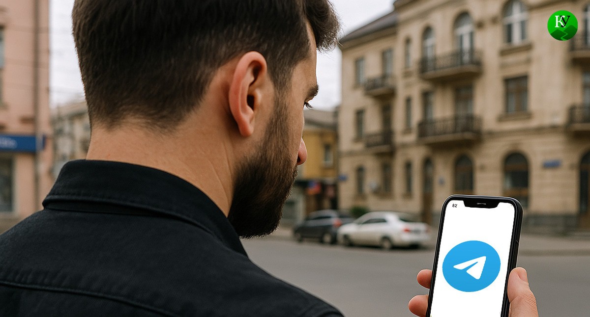 Мужчина со смартфоном. Иллюстрация создана "Кавказским узлом" с помощью ИИ в программе Copilot