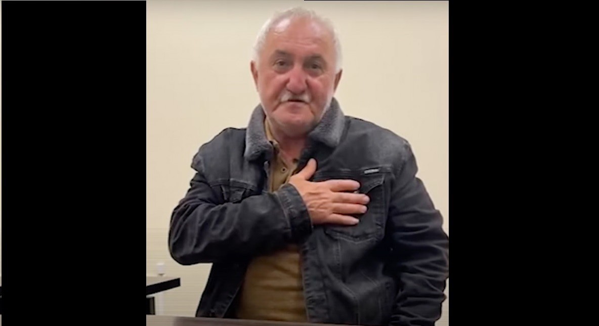 Задержание Отари Кобахидзе. Стоп-кадр из видео СГБ Абхазии.