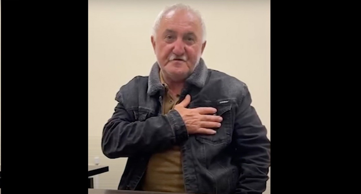 Задержание Отари Кобахидзе. Стоп-кадр из видео СГБ Абхазии.