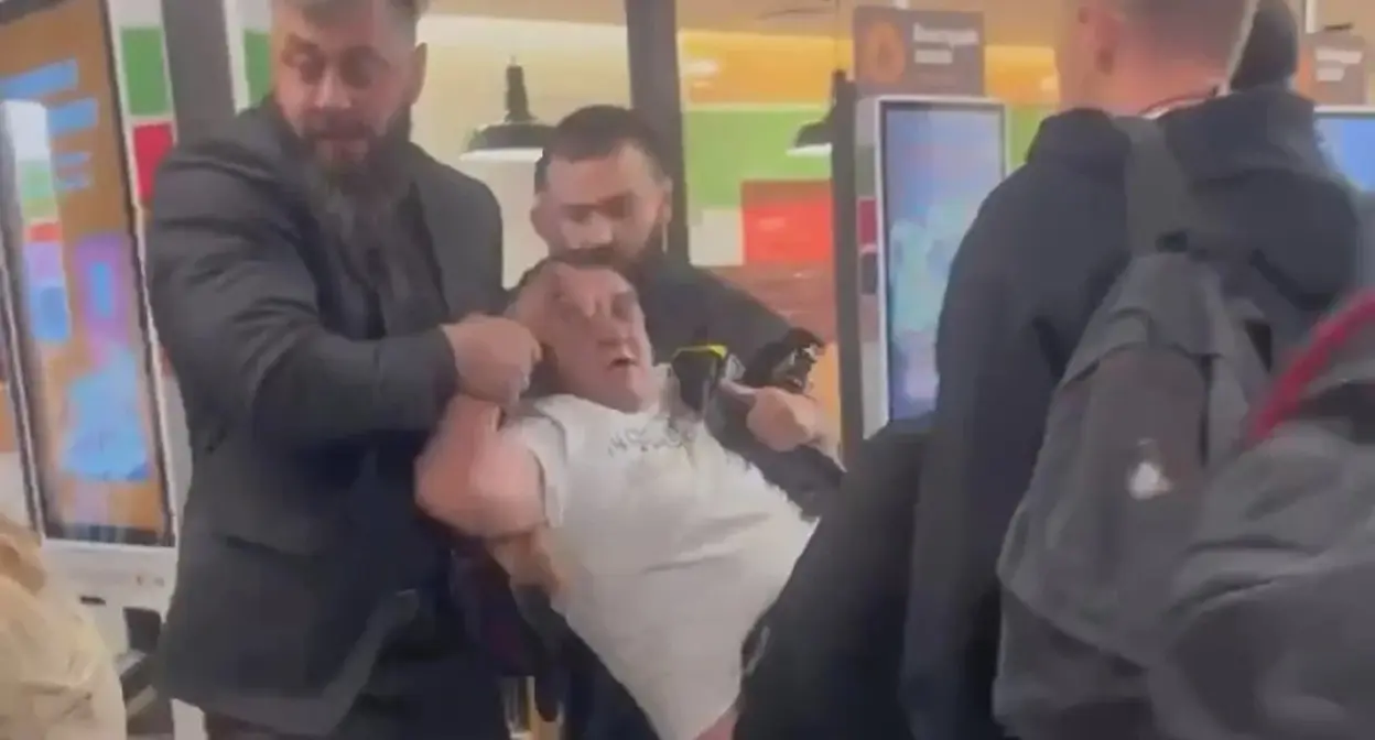 Похищение Арега Щипихина. 3 июня 2025 г. Скриншот видео Telegram-канал Baza