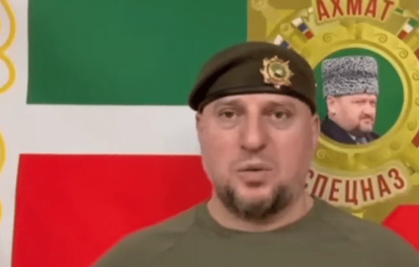 Апти Алаудинов. Кадр видео в Telegram-канале от 4.06.25, https://t.me/AptiAlaudinovAKHMAT/11142