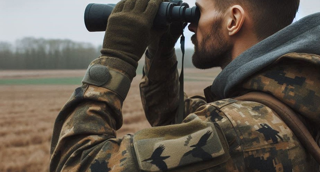 Военный на СВО. Иллюстрация создана "Кавказским узлом" с помощью ИИ в программе Copilot