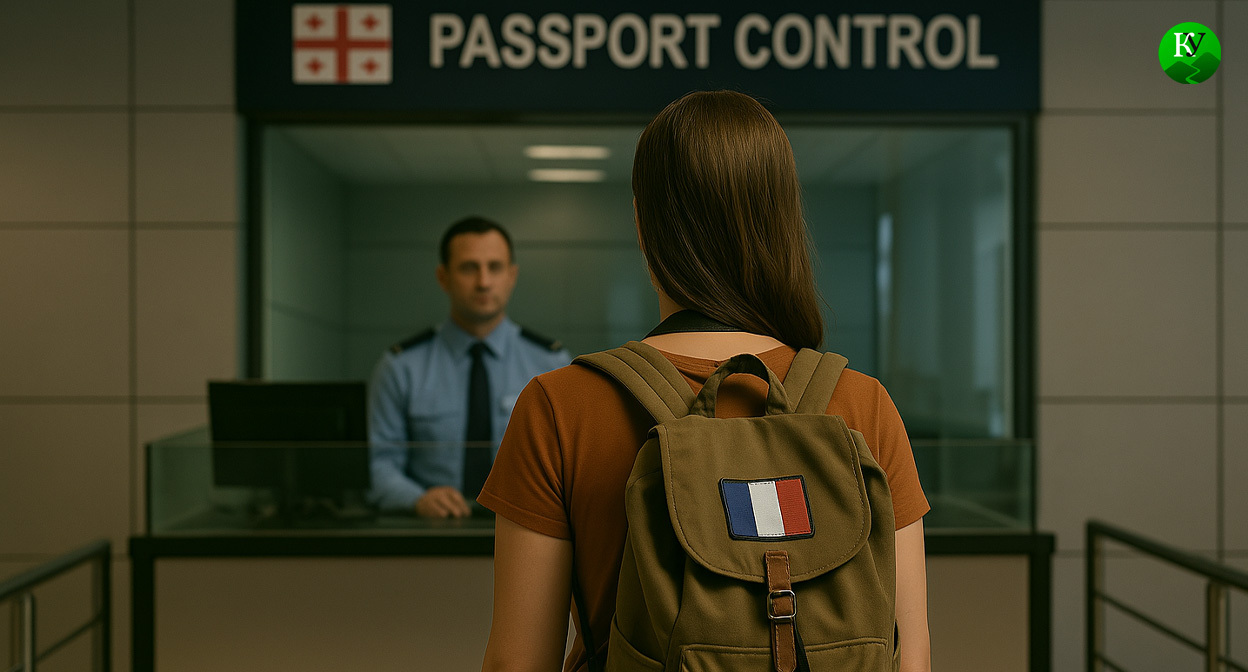 Паспортный контроль. Иллюстрация создана «Кавказским узлом» с помощью ИИ в программе Copilot