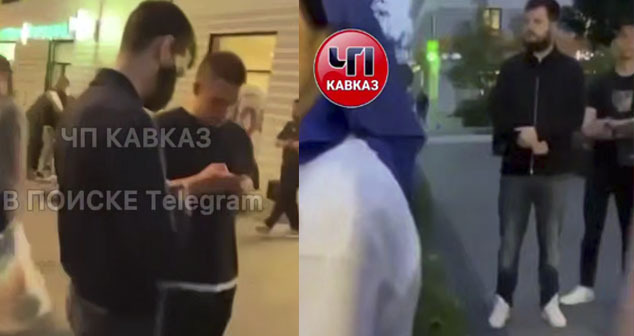 Конфликт с участием чеченцев. 18 июня 2025 г. Коллаж "Кавказского узла". Скриншот видео https://t.me/chp_kavkaz/23733