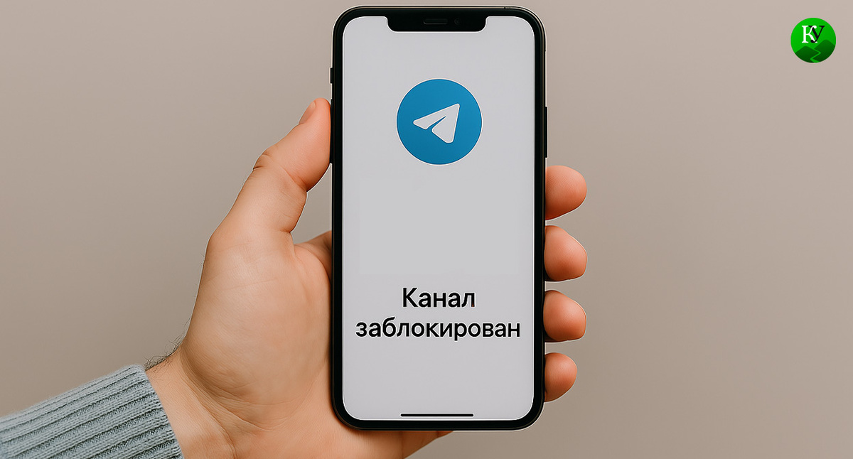 Сообщение о блокировке. Иллюстрация создана «Кавказским узлом» с помощью ИИ в программе Copilot