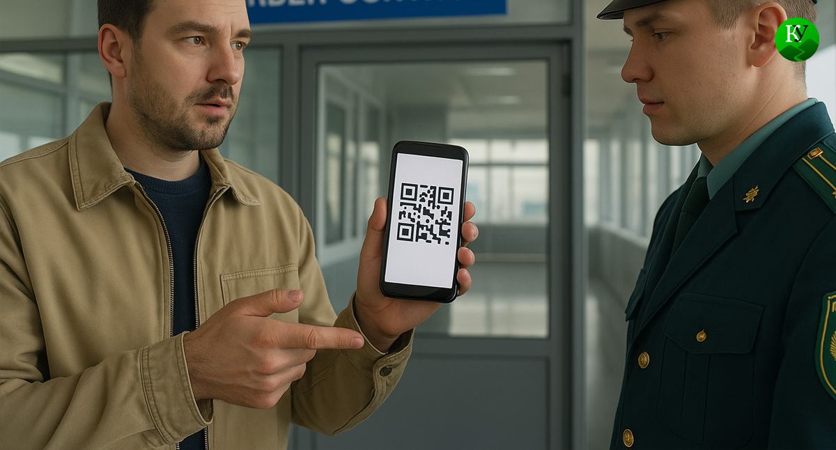 Прохождение границы. Иллюстрация создана "Кавказским узлом" с помощью ИИ в программе Copilot