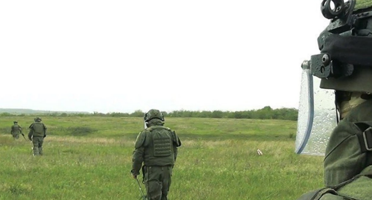 Российские бойцы. Скриншот фото Минобороны России от 13.08.25, https://t.me/mod_russia/55508.