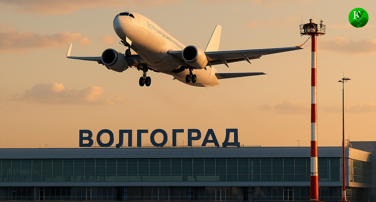Аэропорт в Волгограде. Иллюстрация создана "Кавказским узлом" с помощью ИИ в программе Copilot