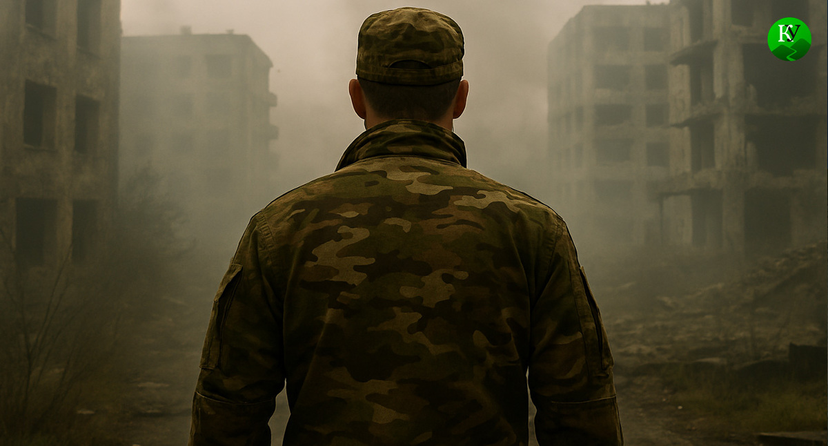 Военный на СВО. Иллюстрация создана «Кавказским узлом» с помощью ИИ в программе Copilot