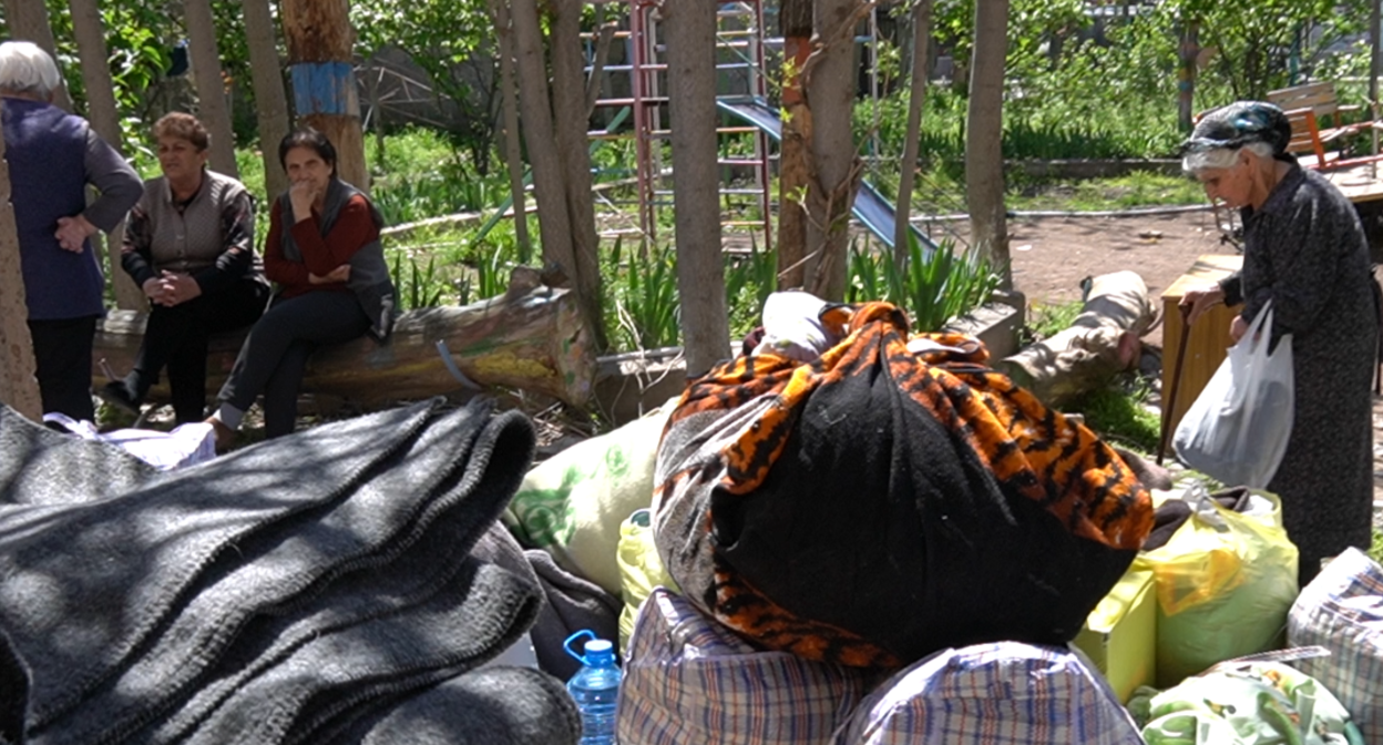 Карабахские беженцы. Фото Алвард Григорян для "Кавказского узла".