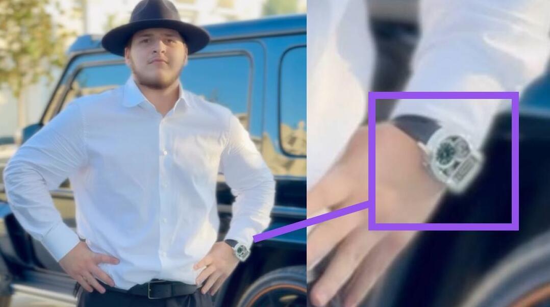 Адам Кадыров и его часы Jacob & Co Epic SF24. Фото: "Верстка" (внесено Минюстом РФ в реестр иноагентов).