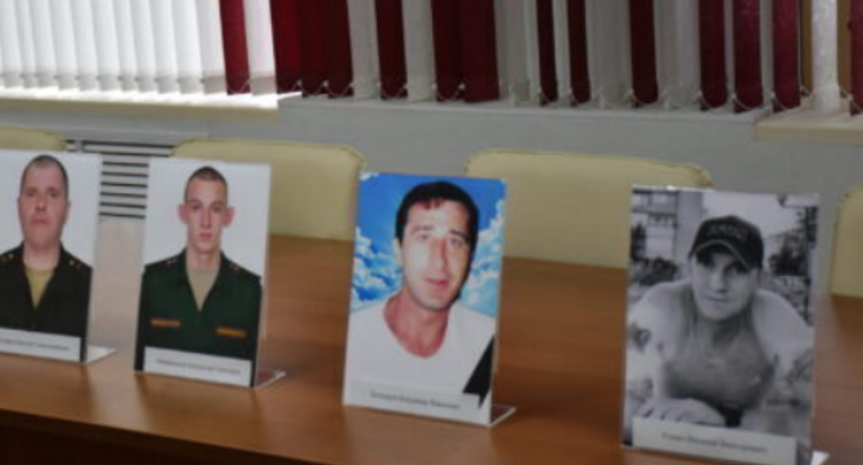 Портреты убитых в военной операции бойцов. Скриншот фото из Telegram-канала администрации Камышинского района от 19.09.25, https://t.me/kamyshinskiirn/21322