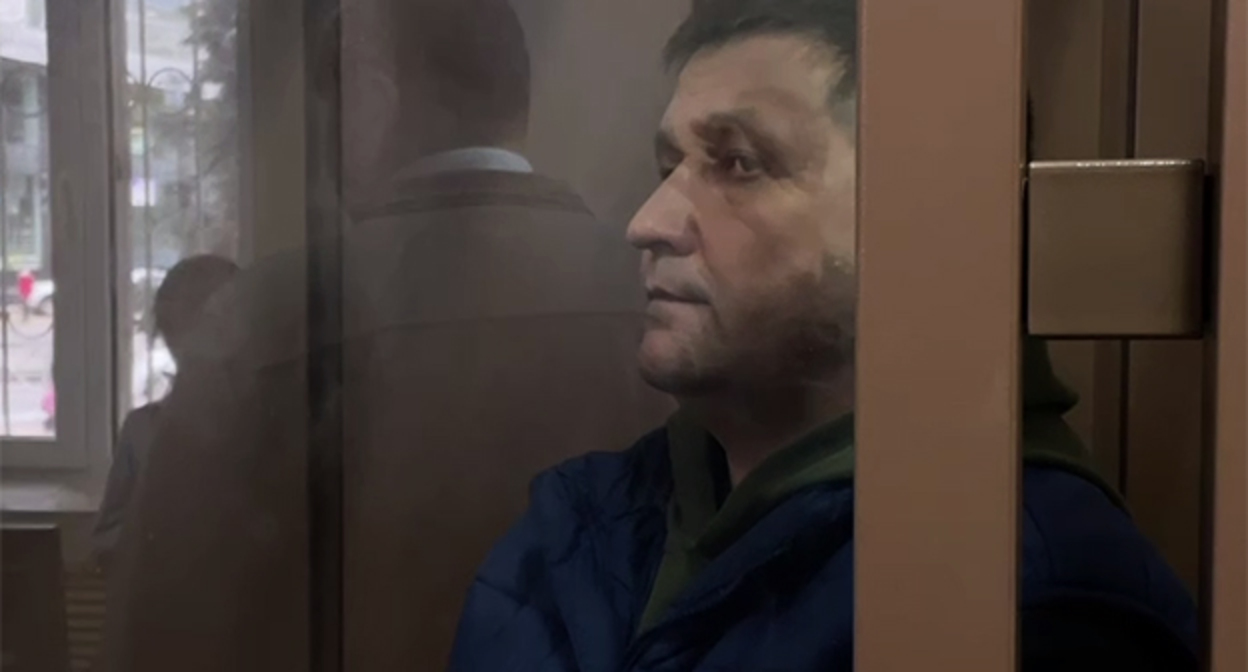 Александр Власов в зале суда. 30 сентября 2025 г. Фото: https://t.me/opskuban/1311