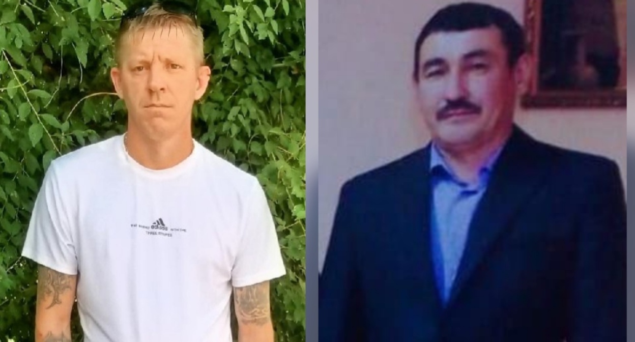 Василий Квасов, Руслан Бергалиев. Фото из телеграм-канала администрации Володарского района https://t.me/regionvol/11232 https://t.me/regionvol/11233 Коллаж "Кавказского узла".