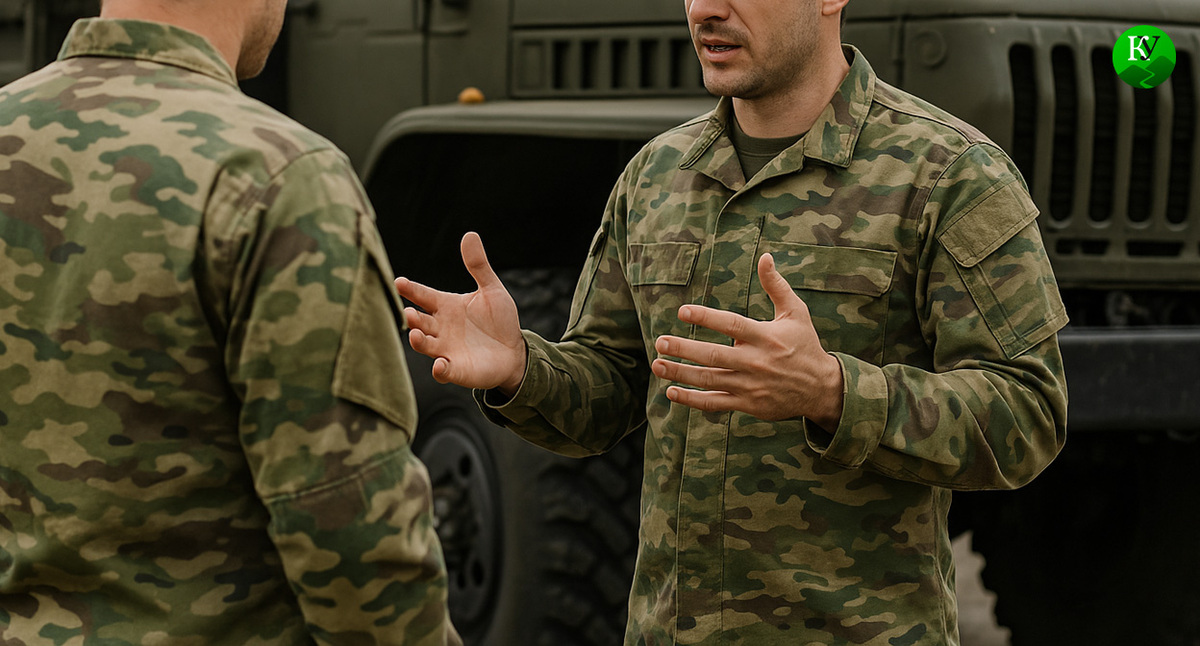 Военные на СВО. Иллюстрация создана «Кавказским узлом» с помощью ИИ в программе Copilot