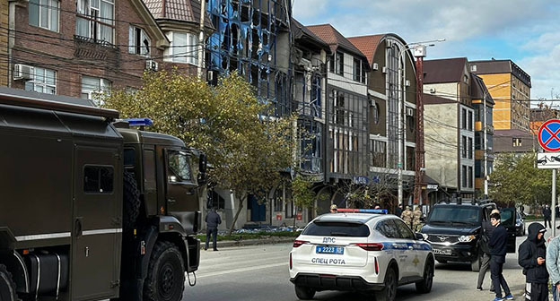 Военная техника на улицах Махачкалы. 22 октября 2025 г. Фото: https://news-dagestan.ru/