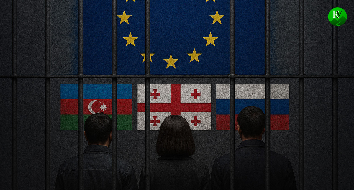 Политзаключенные. Иллюстрация создана «Кавказским узлом» с помощью ИИ в программе Copilot