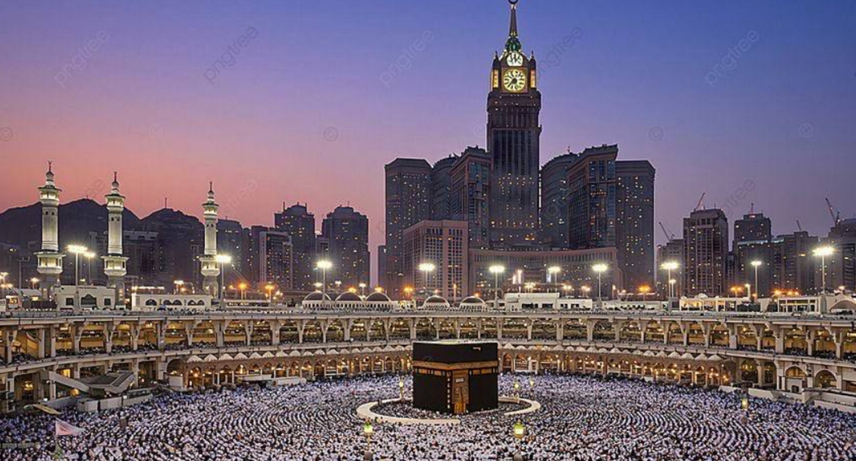 Кааба в Мекке. Скриншот фото из Telegram-канала Хизри Абакаров от 23.11.25, https://t.me/hmabakarov/2391