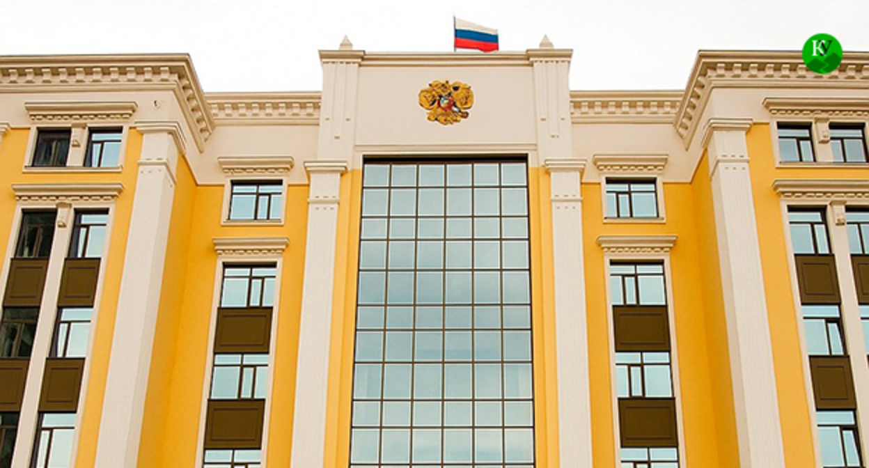 Южный окружной военный суд. Иллюстрация Кавказского узла созданная ИИ при помощи программы Copilot