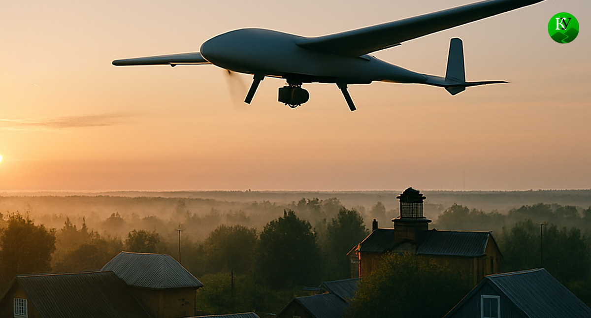 БПЛА. Иллюстрация создана "Кавказским узлом" с помощью ИИ в программе Copilot
