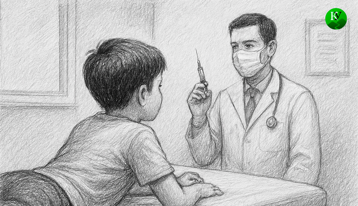 Врач и ребёнок. Иллюстрация создана «Кавказским узлом» с помощью ИИ в программе Copilot Врач и ребёнок. Иллюстрация создана «Кавказским узлом» с помощью ИИ в программе Copilot