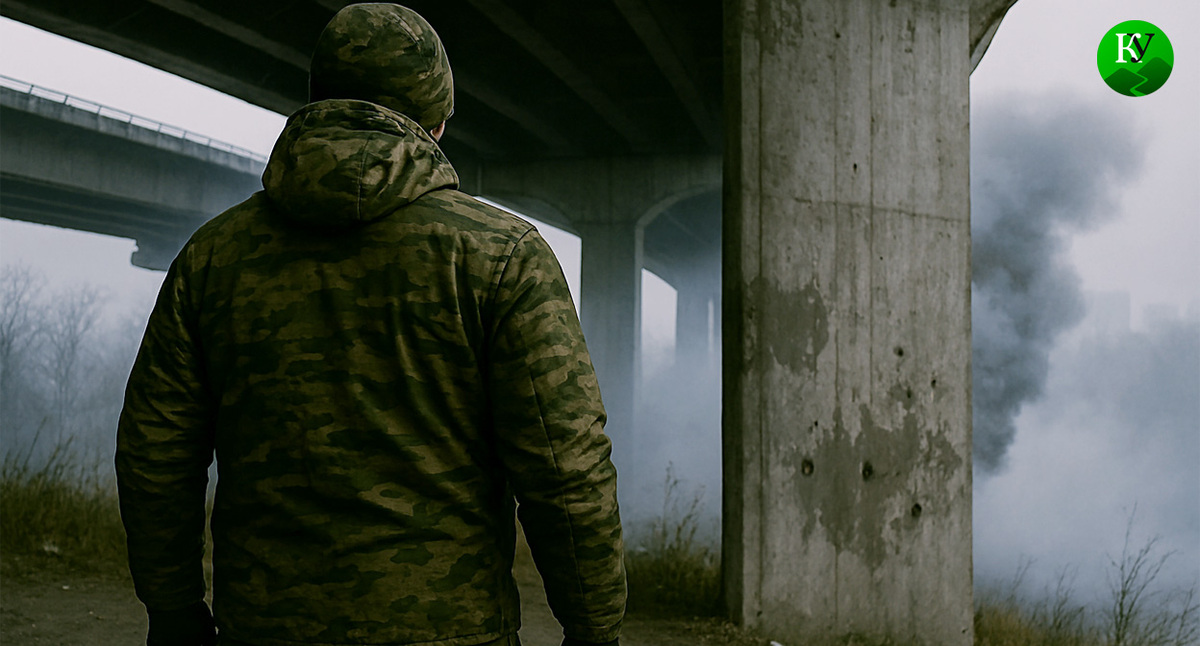 Военный на СВО. Иллюстрация создана «Кавказским узлом» с помощью ИИ в программе Copilot