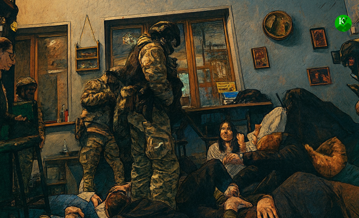 Задержание на "лимоновских" чтениях. Иллюстрация создана "Кавказским узлом" с помощью ИИ в программе Copilot Задержание на "лимоновских" чтениях. Иллюстрация создана "Кавказским узлом" с помощью ИИ в программе Copilot