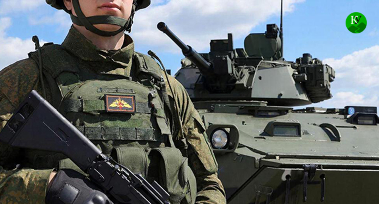 Военнослужащий. Иллюстрация создана "Кавказским узлом" при помощи ИИ в программе Copilot