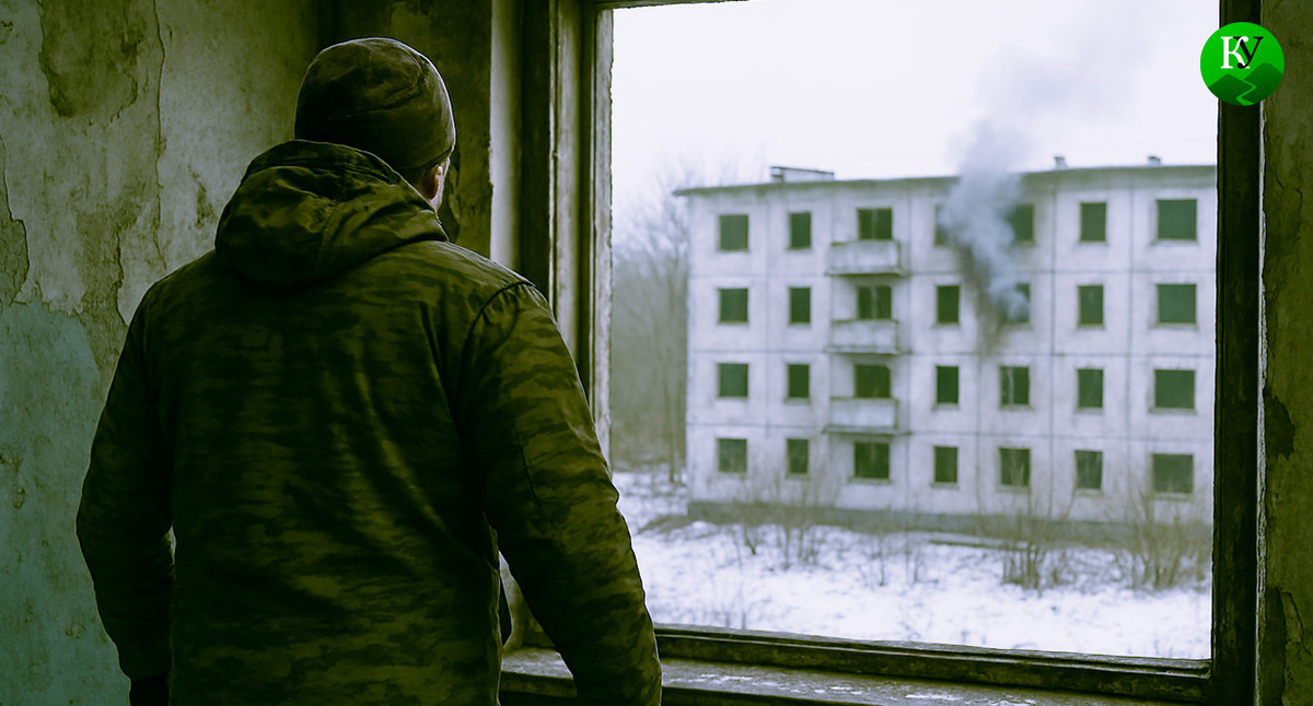 Военный на СВО. Иллюстрация создана «Кавказским узлом» с помощью ИИ в программе Copilot