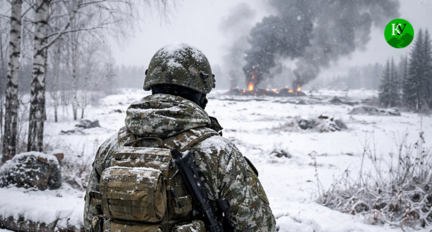 Военнослужащий. Иллюстрация создана "Кавказским узлом" при помощи ИИ в программе Copilot Военнослужащий. Иллюстрация создана "Кавказским узлом" при помощи ИИ в программе Copilot