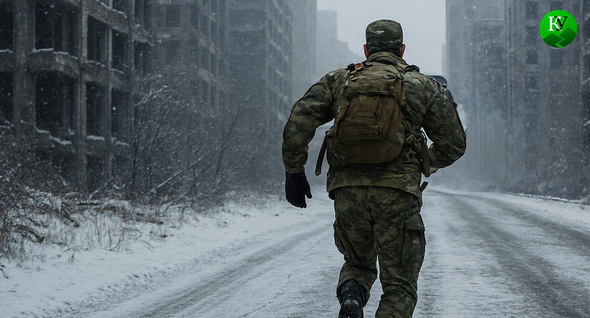 Военный на СВО. Иллюстрация создана «Кавказским узлом» с помощью ИИ в программе Copilot