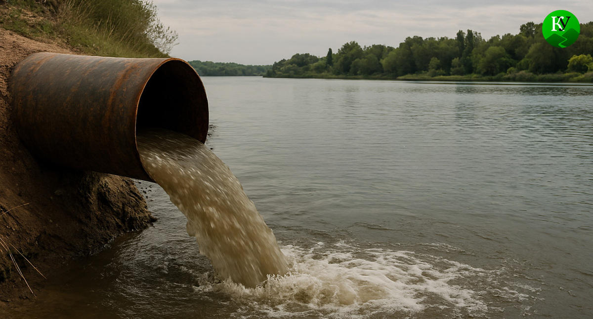 Слив грязной воды. Иллюстрация создана «Кавказским узлом» с помощью ИИ в программе Copilot Слив грязной воды. Иллюстрация создана «Кавказским узлом» с помощью ИИ в программе Copilot