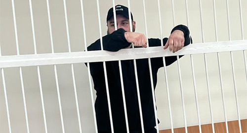 Рустэм Айбазов в зале суда. Фото предоставлено "Кавказскому узлу" друзьями Айбазова