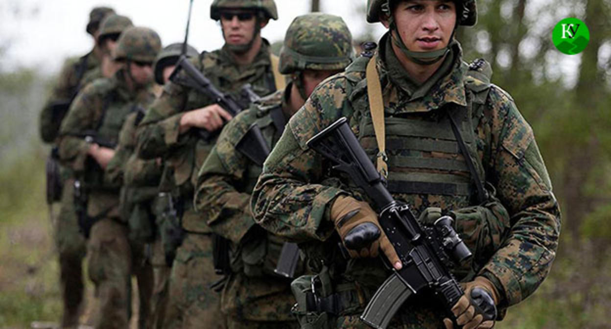 Военные. Иллюстрация создана "Кавказским узлом" при помощи ИИ в программе Copilot