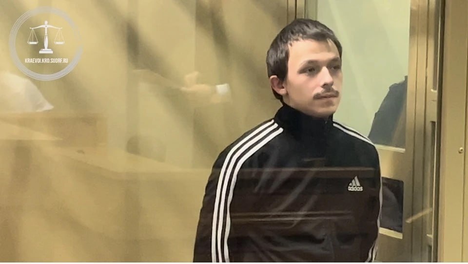 Осужденный гражданин Румынии в суде. Фото: ОПС Кубани / Telegram