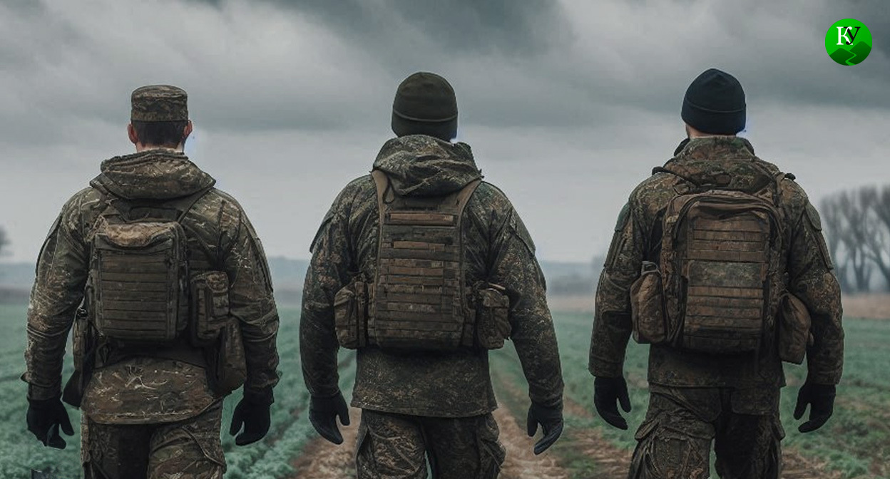 Военные на СВО. Иллюстрация создана «Кавказским узлом» с помощью ИИ в программе Copilot Военные на СВО. Иллюстрация создана «Кавказским узлом» с помощью ИИ в программе Copilot