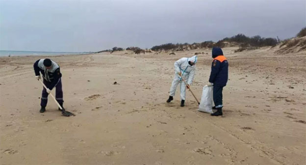 Пляж в Анапе. Фото: Телеграм-канал «Оперативный штаб - Краснодарский край»