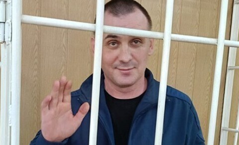 Игорь Нагавкин в зале суда. Фото предоставлено "Кавказскому узлу" Натальей Шишлиной. 